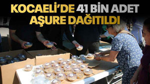Kocaeli’de 41 bin adet aşure dağıtıldı